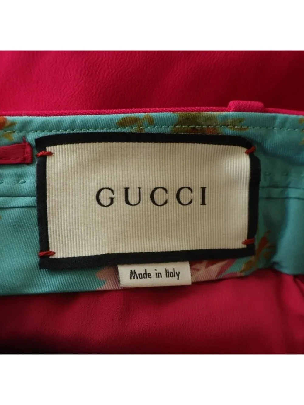 Gucci Viscose Panst Hem Lace Rayon Pants Pink